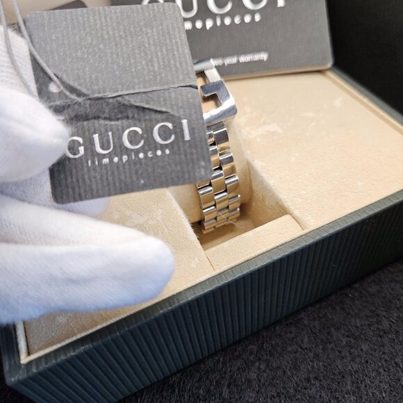 Authentic GUCCI 3605L G-Shape Copper Dial Stainless Steel Women's watch - Picture 7 of 17